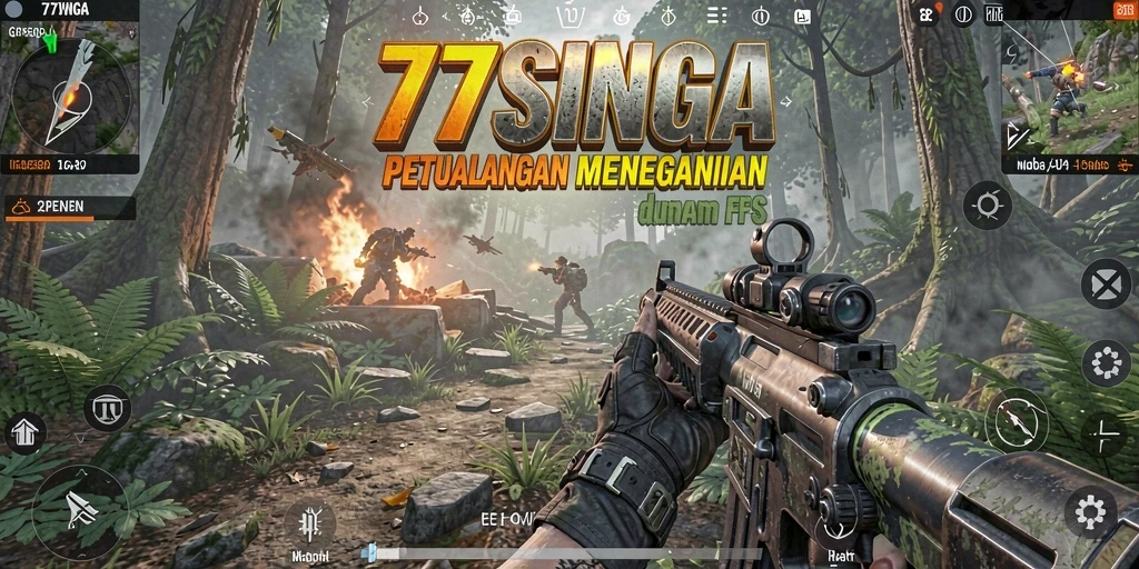 Gameplay menegangkan di <strong>77SINGA</strong>, penuhi misi dan kalahkan musuh.