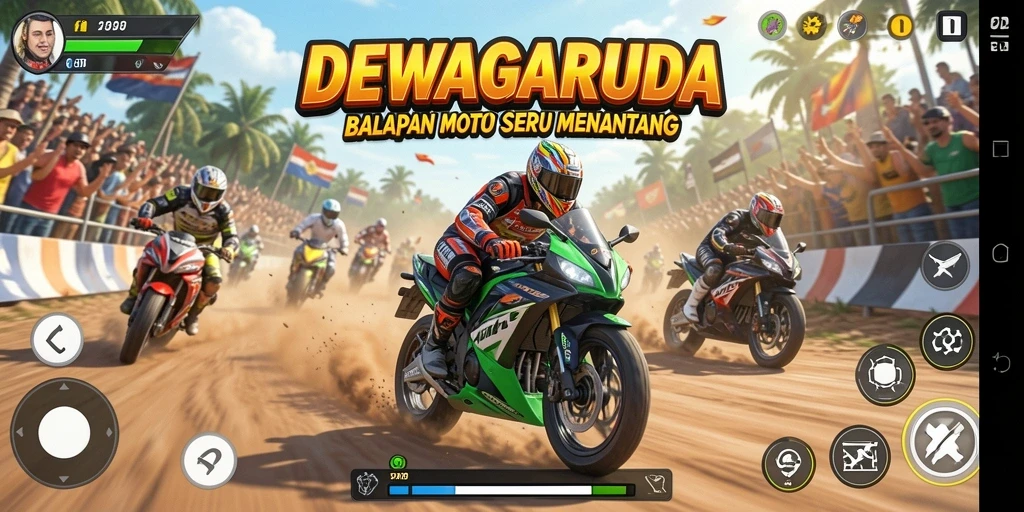 Gameplay seru dengan grafis memukau dari DEWAGARUDA.