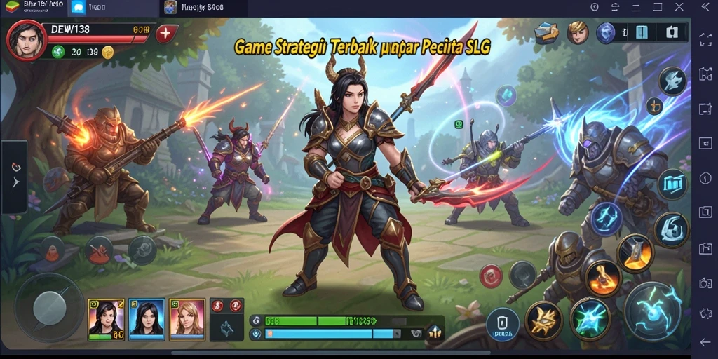 Gameplay DEWI138 yang menarik dengan strategi pertempuran.
