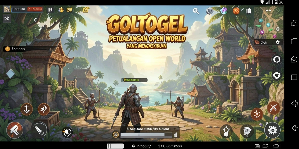 Tampilan gameplay GOLTOGEL yang menakjubkan dalam dunia Open World.