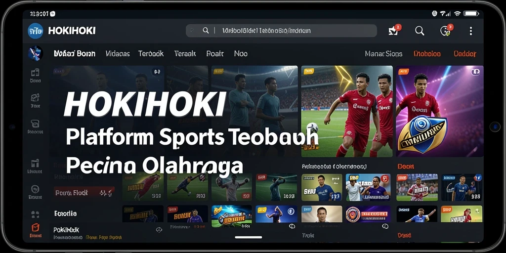 Tampilan menarik dari HOKIHOKI saat melakukan taruhan olahraga.