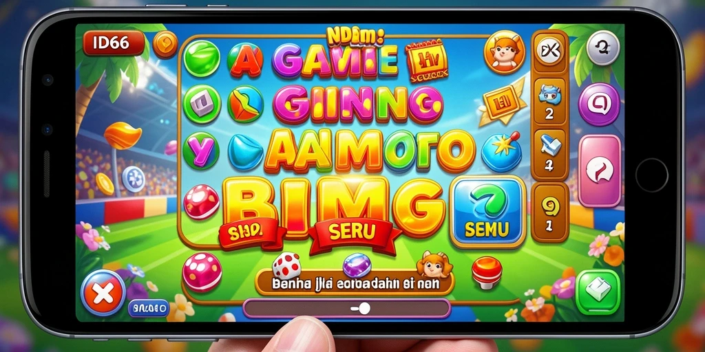 Screenshot gameplay ID66 menampilkan keseruan bermain Bingo.