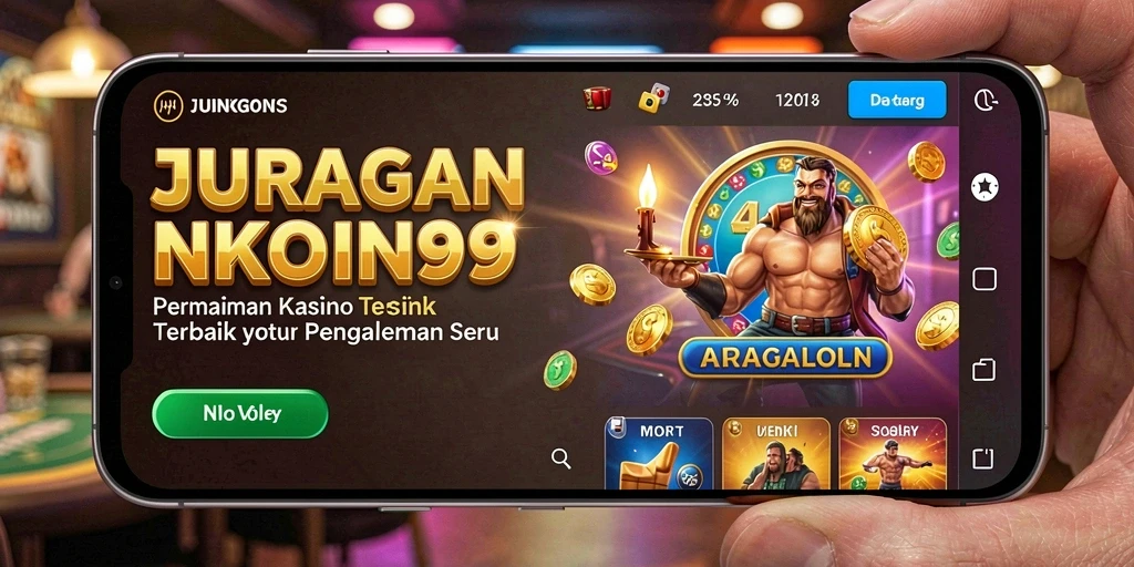 Screenshot gameplay JURAGANKOIN99 yang menampilkan suasana kasino yang seru.