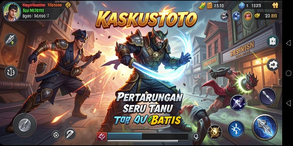 Gameplay seru KASKUSTOTO dengan pertarungan spektakuler.