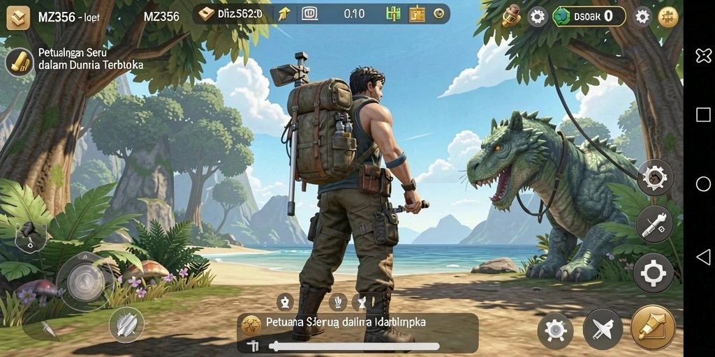 Gameplay menakjubkan dalam dunia terbuka MZ356.