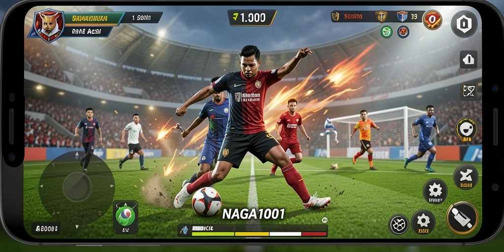 Tampilan gameplay yang seru dalam NAGA1001.