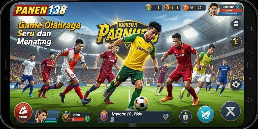 Tampilan gameplay seru dari PANEN138 dengan berbagai olahraga.