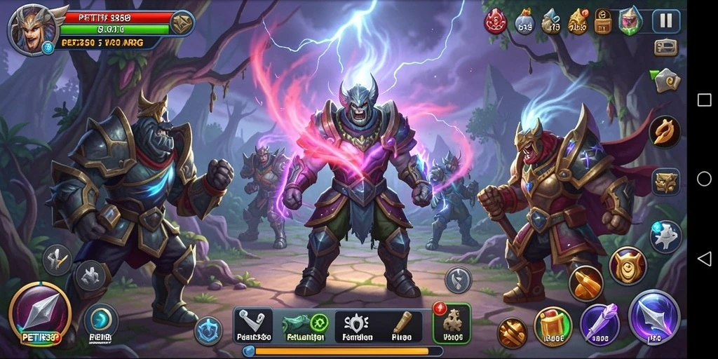Screenshot menampilkan momen seru dalam permainan RPG PETIR388.