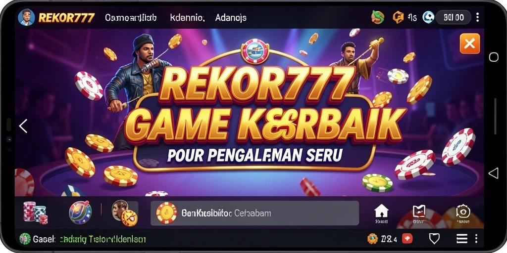 Tampilan gameplay <strong>REKOR777</strong> menampilkan suasana kasino yang mengasyikkan.