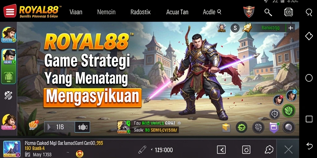 Tampilan gameplay menarik dari ROYAL88 yang menghadirkan strategi mendalam.