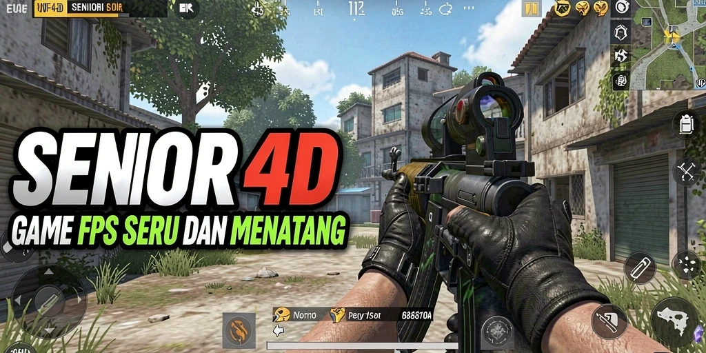 Gameplay intens dan seru dari SENIOR4D dalam aksi.