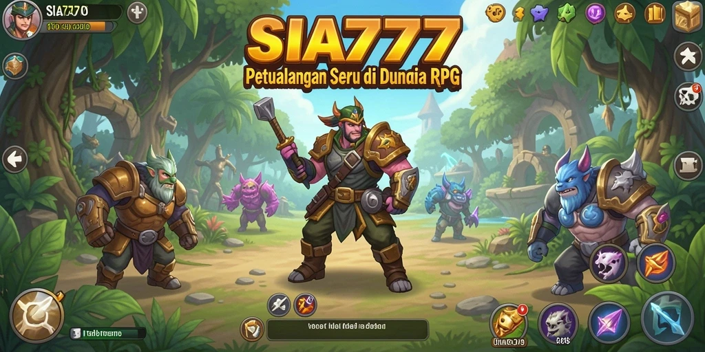 Tampilan gameplay RPG yang menakjubkan dari SIA777.