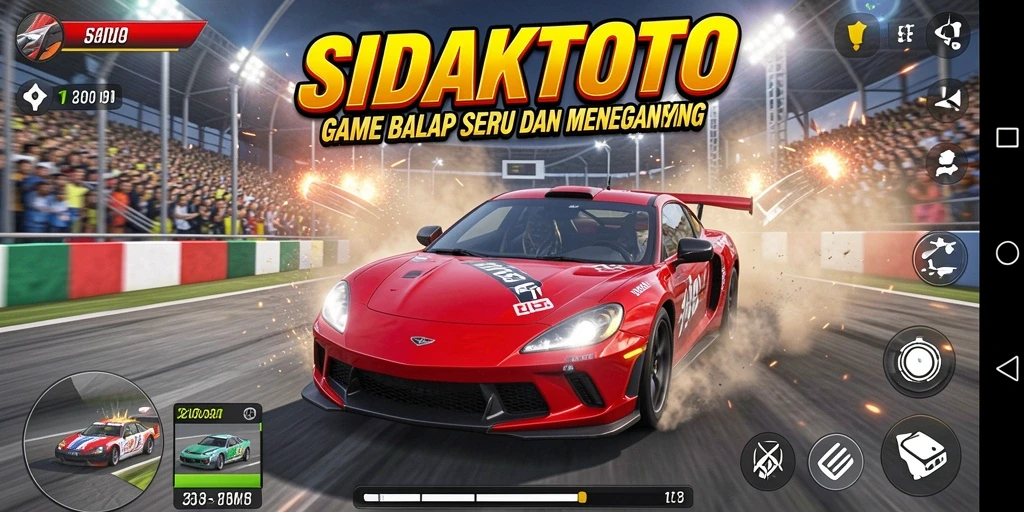 Tampilan gameplay seru dan menegangkan di SidakToto.