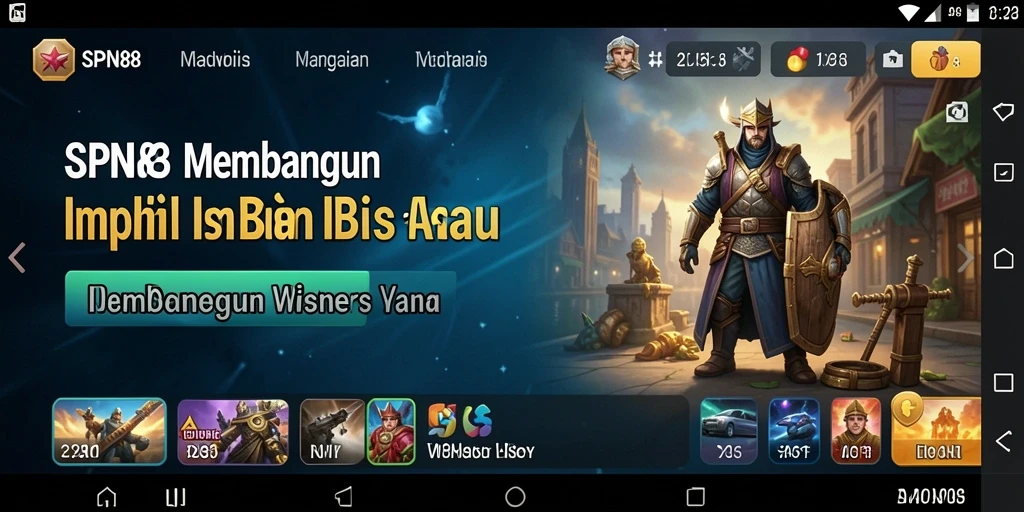 Tampilan gameplay SPN88 yang menarik dan penuh strategi.