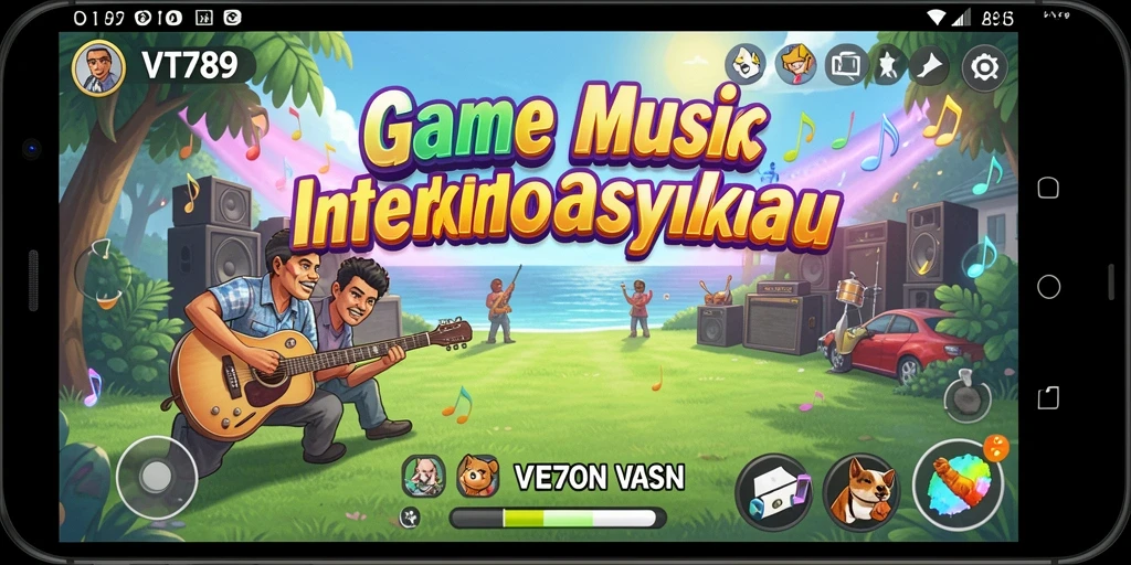 Gameplay menarik VT789 dengan berbagai pilihan musik.