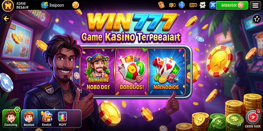 Tampilan gameplay seru di WIN777 dengan fitur Kasino yang menarik.