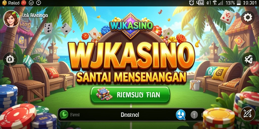 Screenshot gameplay menggambarkan keseruan bermain WJKASINO.